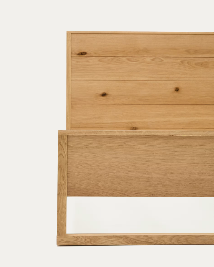 Alglembett Eichenfurnier