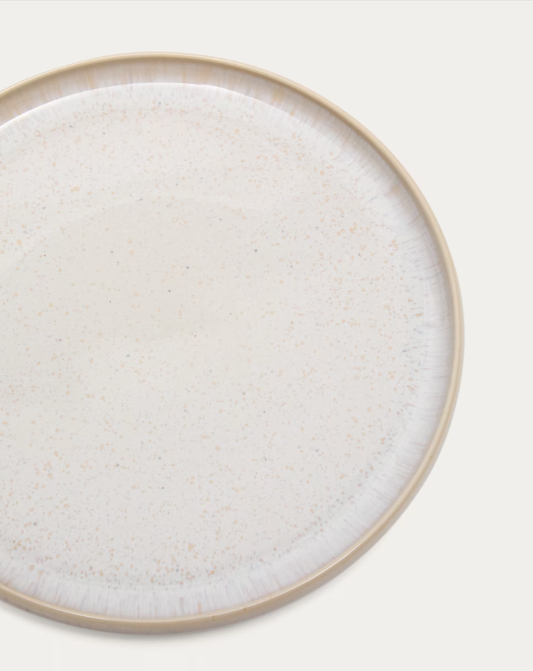 Talerz UILO wit keramiek