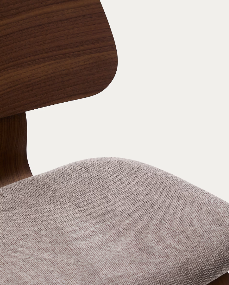 Upholstered chair Gena Walnut Veneer