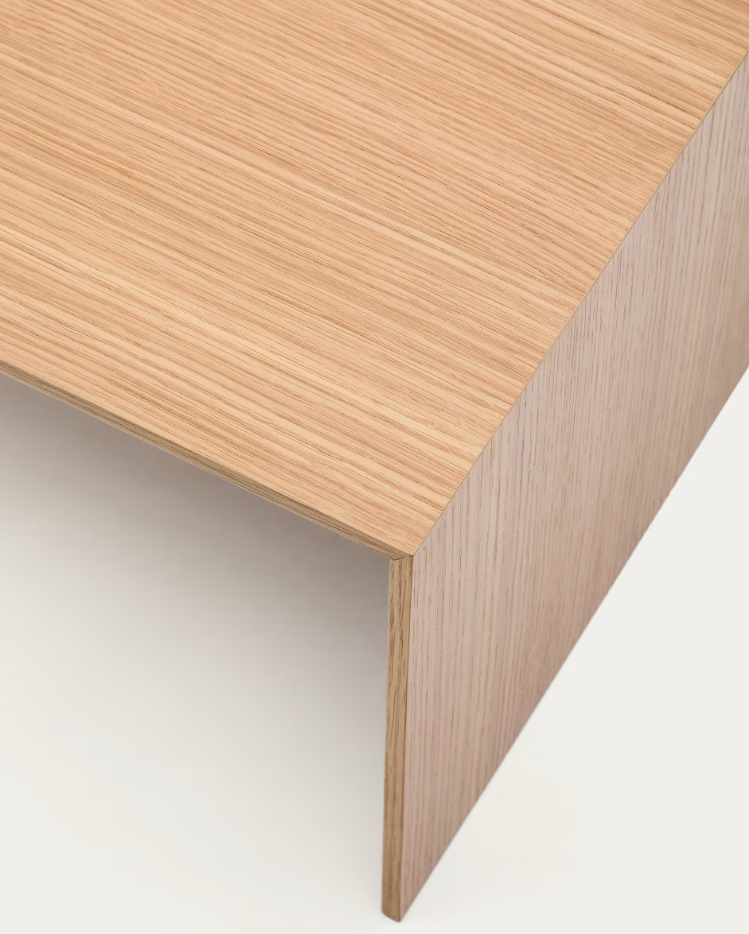 Litto oak veneer coffee table