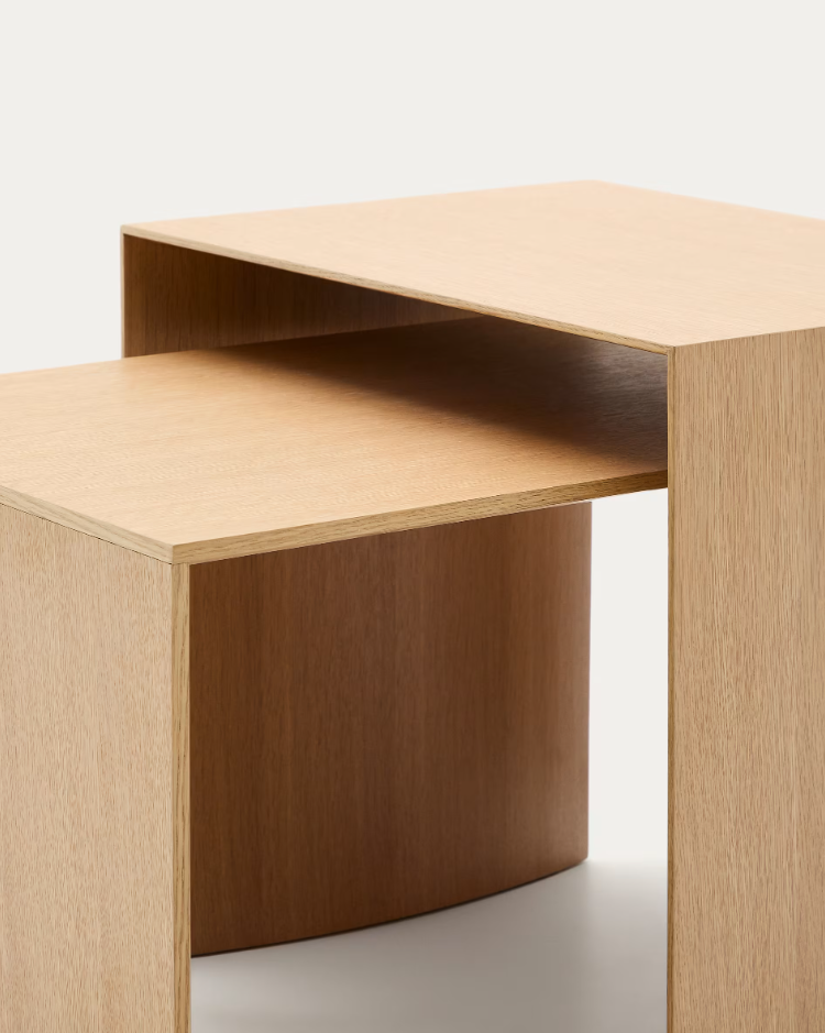 Zijtafel LITTO eikenfineer