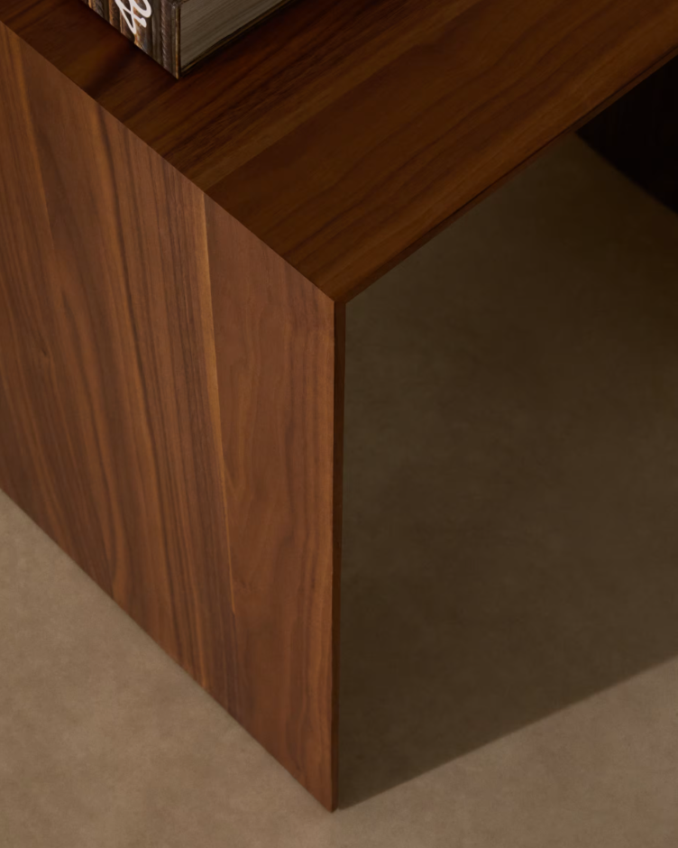 Bijzettafel LITTO notenhout