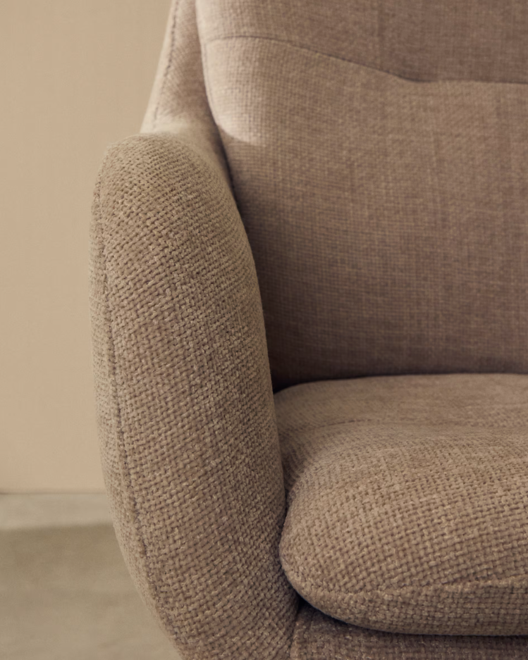 Draaistoel LEXA beige chenille