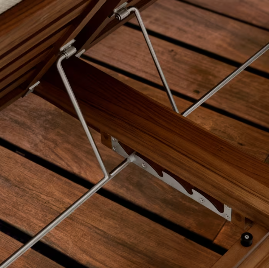 Garten Deckchair Doppeltürqueta Holz Holz