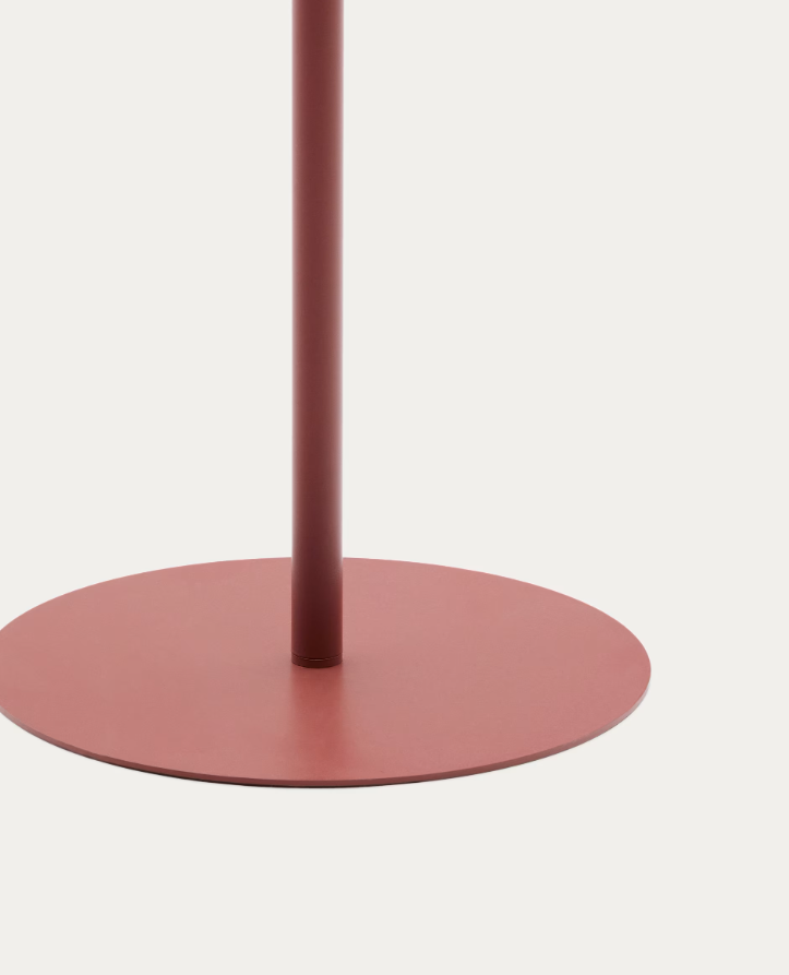 Buiten vloerlamp ALDET touw in terracotta kleur