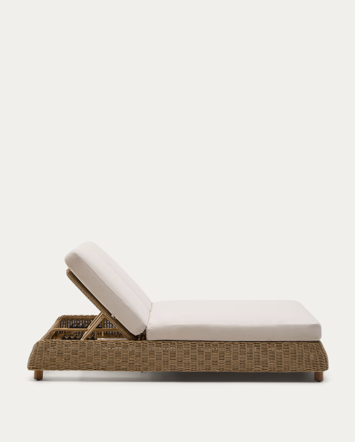 Doppelliege MERIA aus synthetischem Rattan