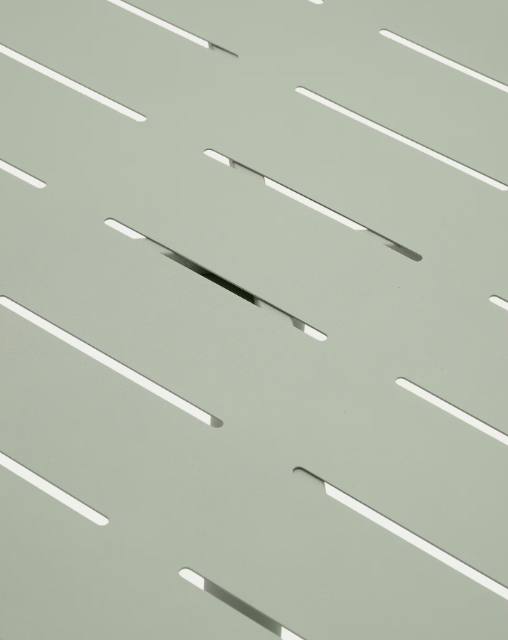 Garden table Brai Olive Steel