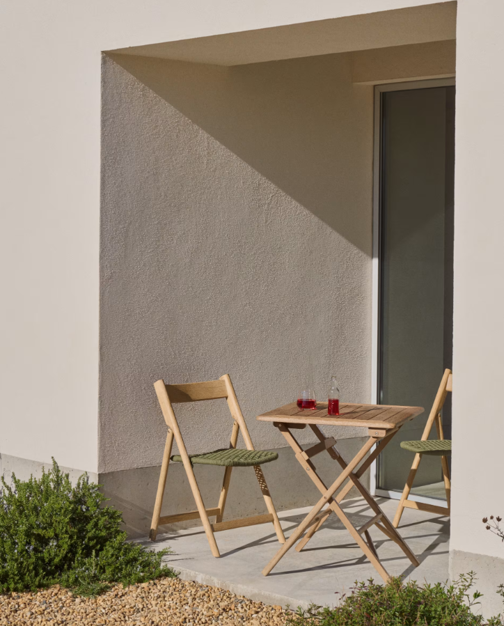 Klapptisch Dandar Festes Akazieholz