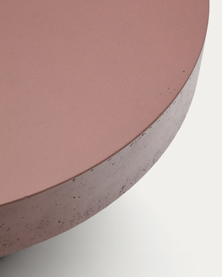 Aigablava Zement Couchtisch in Terrakotta