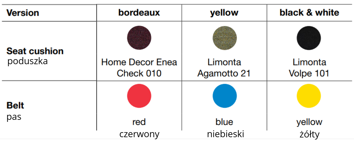 Otomana TWAIN gepersonaliseerd met een zwarte beuken basis