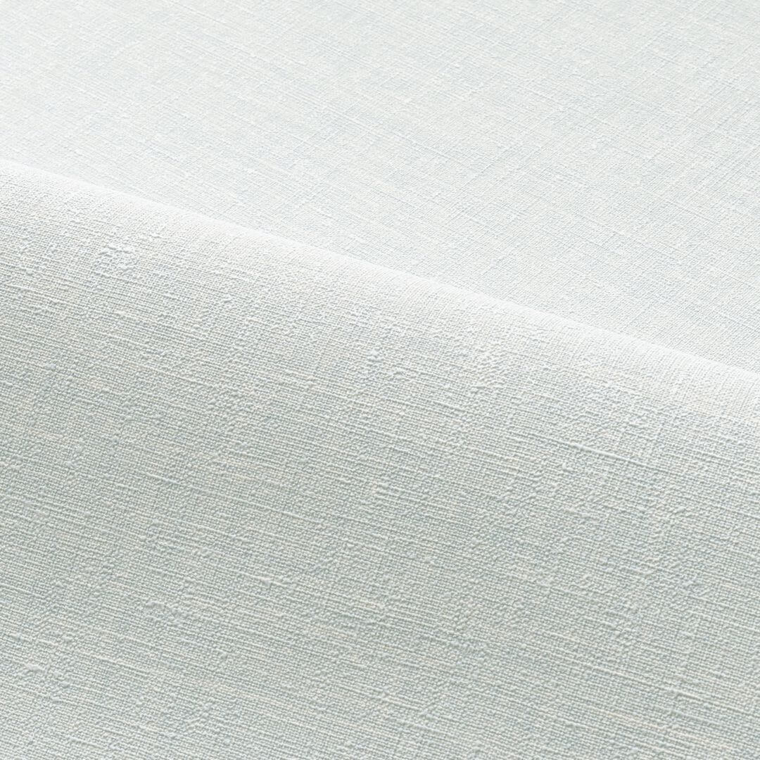 Structural wallpaper resembling linen canvas SHINOK - BLEU POLAIRE light blue with gray