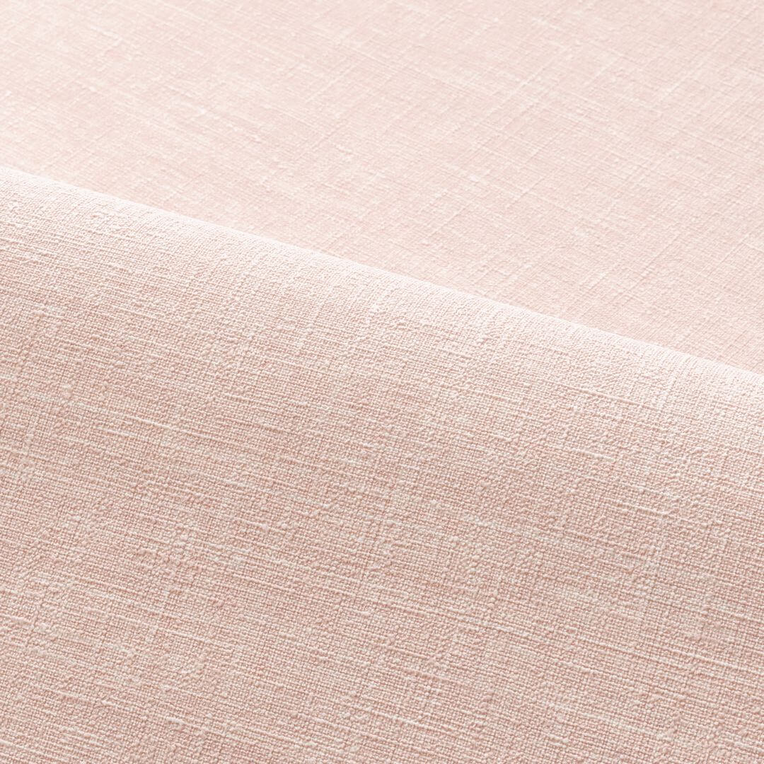 Structural wallpaper resembling linen canvas SHINOK - LAIT DE ROSE light pink
