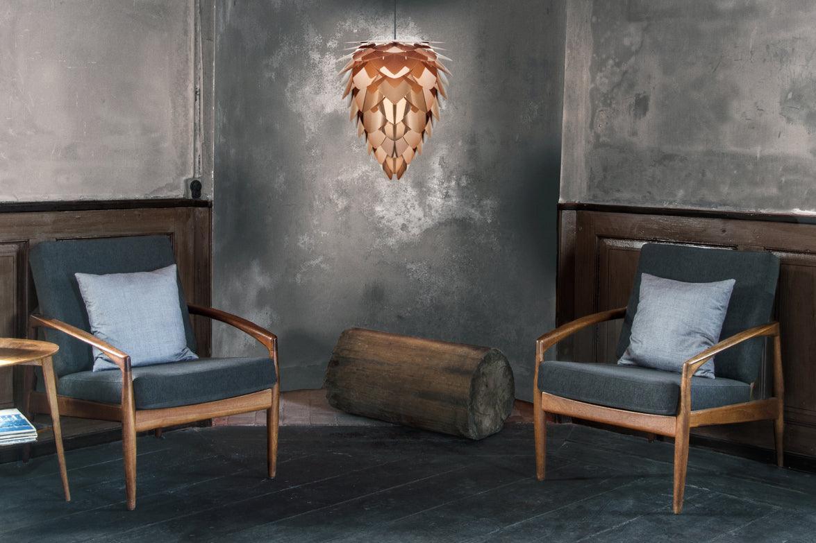 Abażur CONIA różowe złoto UMAGE Eye on Design