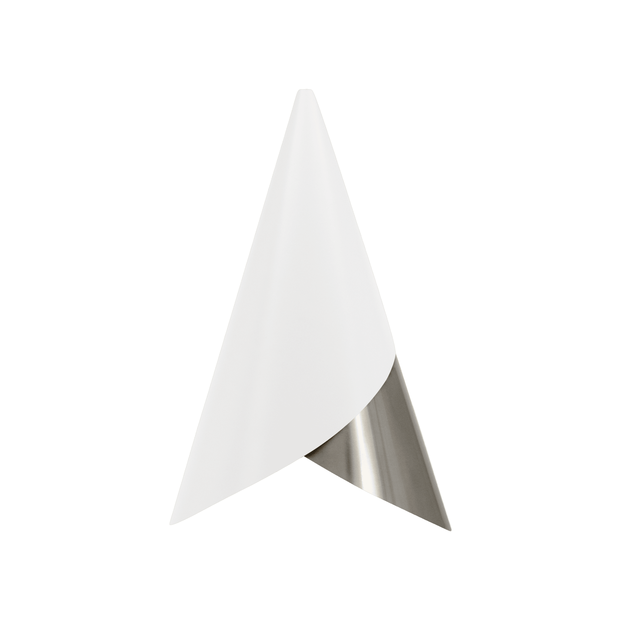 Abażur CORNET biały ze srebrnym UMAGE Eye on Design