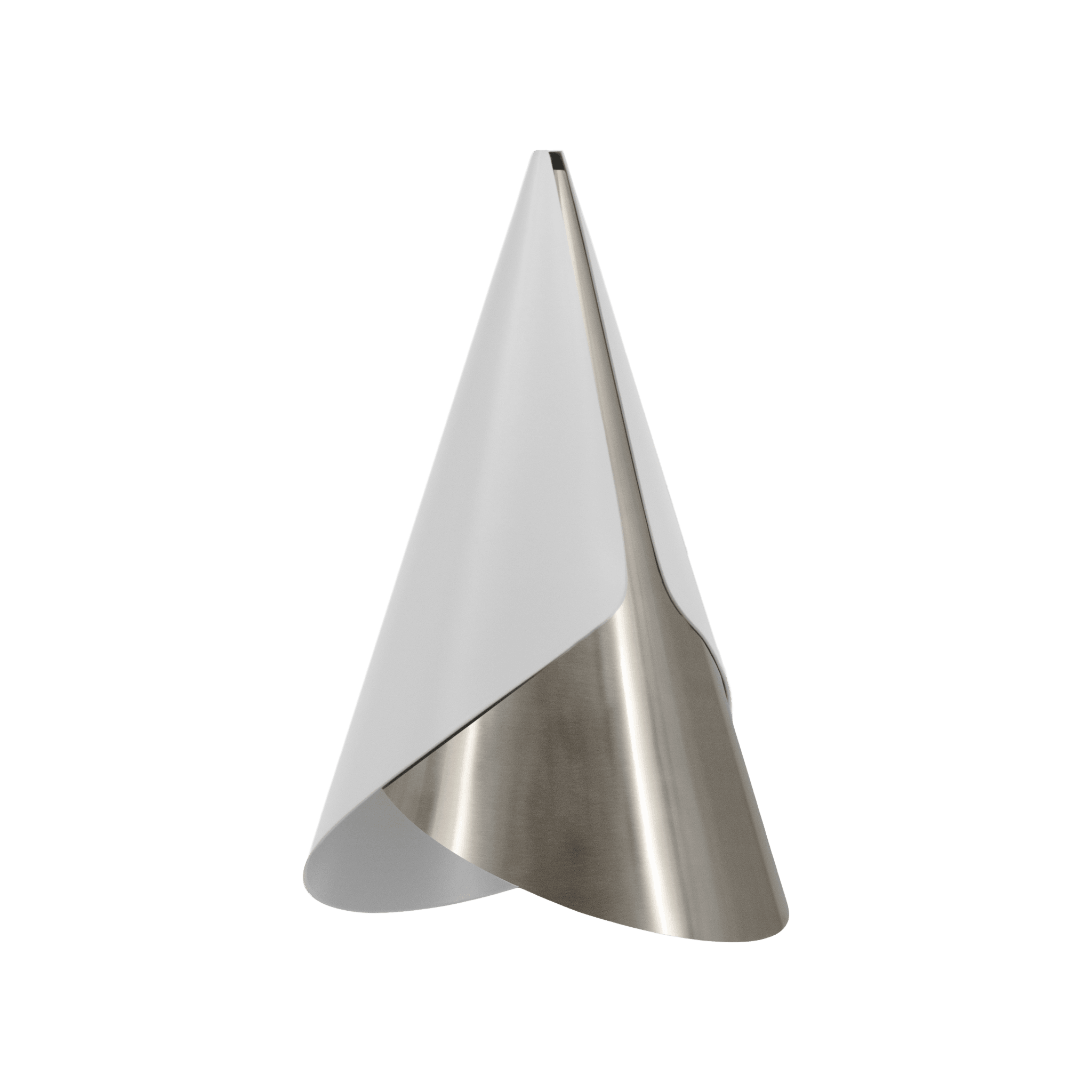 Abażur CORNET jasnoszary ze srebrnym UMAGE Eye on Design