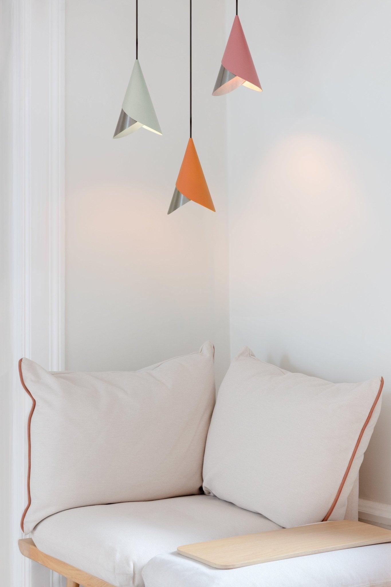 Abażur CORNET pomarańczowy ze srebrnym UMAGE Eye on Design