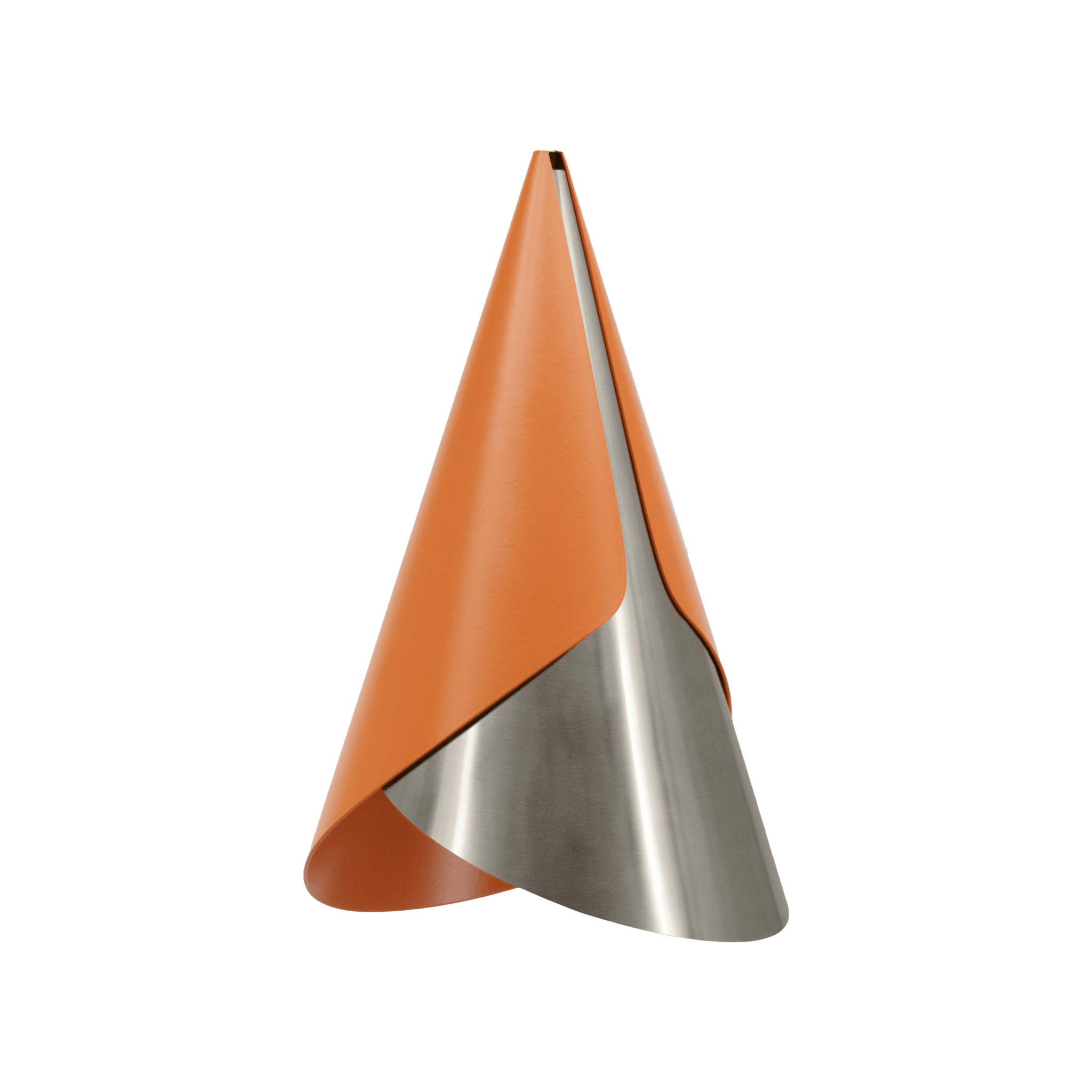 Abażur CORNET pomarańczowy ze srebrnym UMAGE Eye on Design
