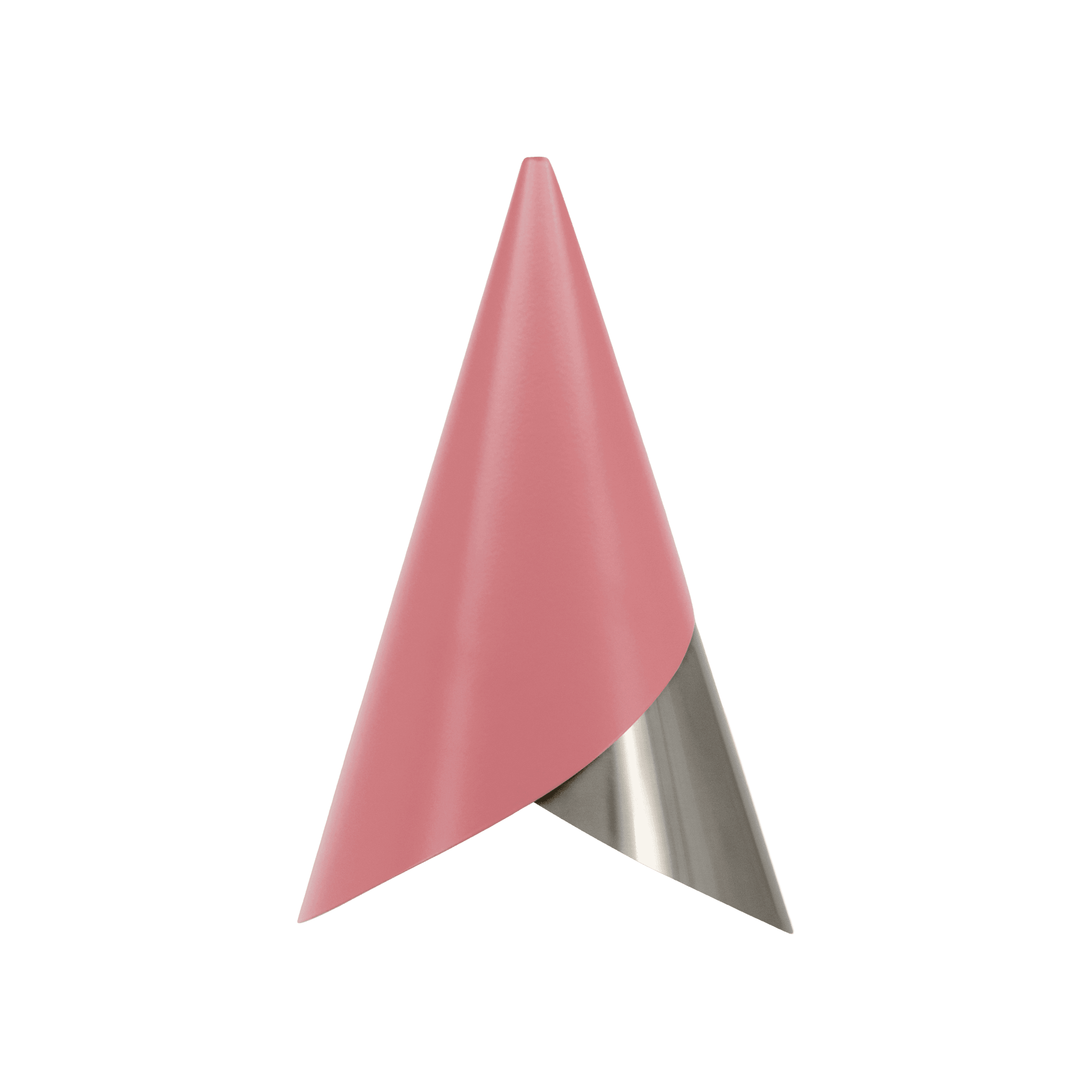 Abażur CORNET różowy ze srebrnym UMAGE Eye on Design