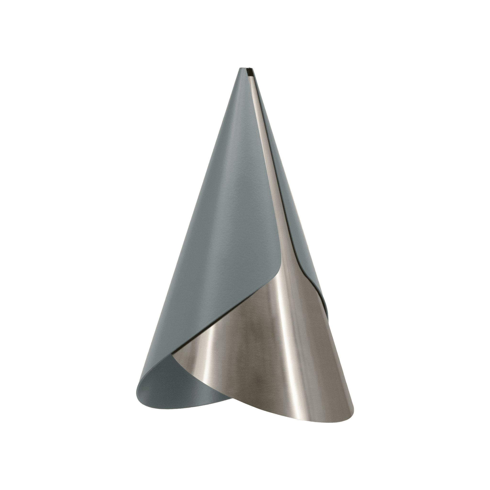 Abażur CORNET szary ze srebrnym UMAGE Eye on Design