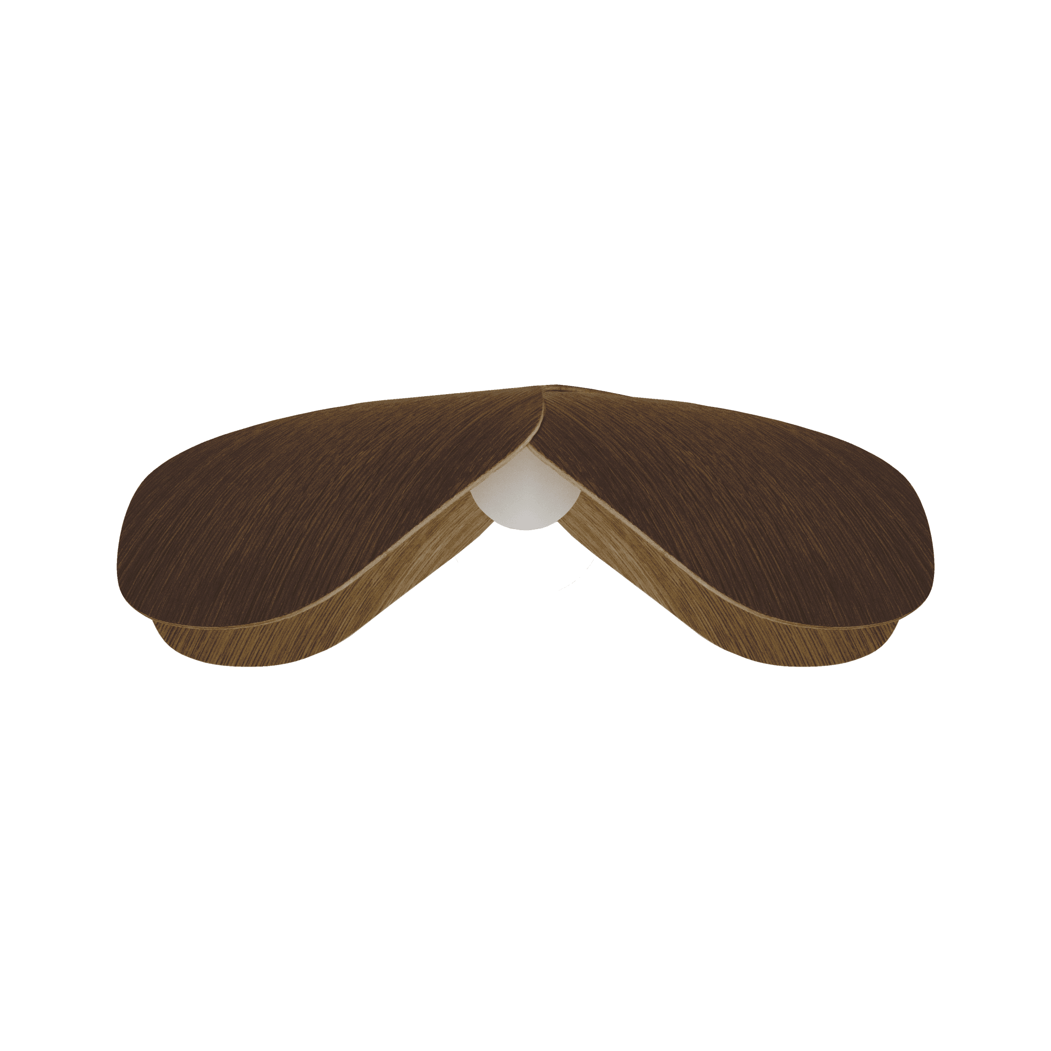 Abażur FORGET ME NOT ciemny dąb UMAGE Ø38 x 11 cm Eye on Design