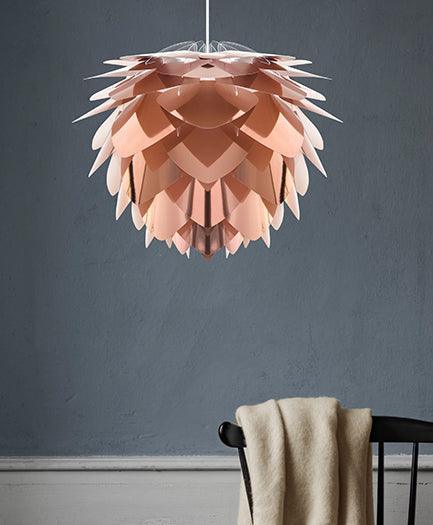 Abażur SILVIA różowe złoto UMAGE Eye on Design