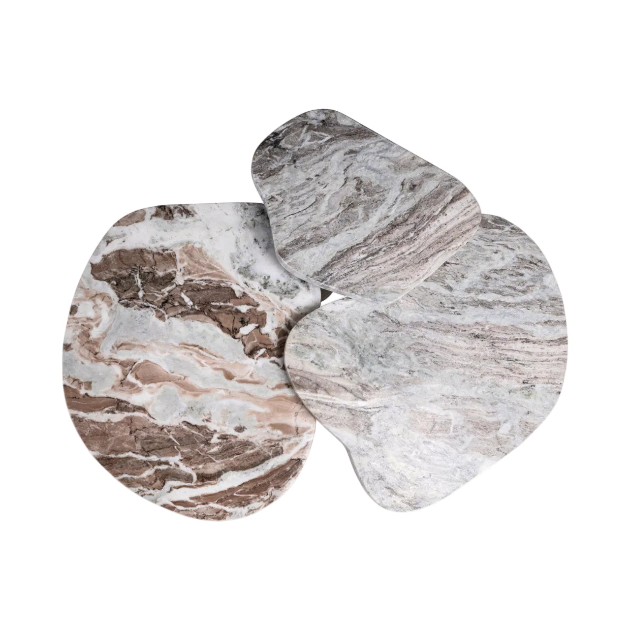 Set van salontafels CAMINO marmer