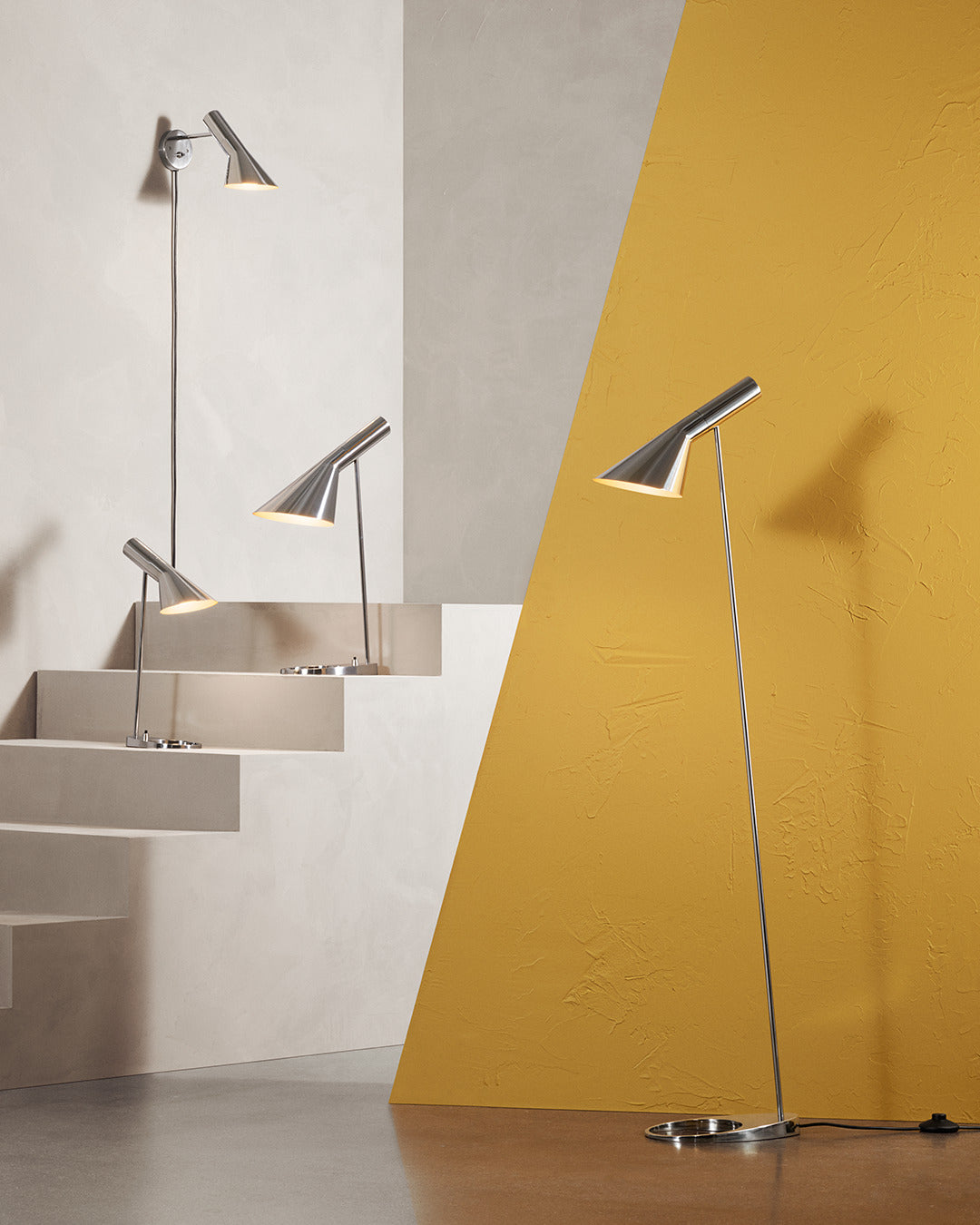 Lampa stołowa AJ polerowana stal nierdzewna – Louis Poulsen