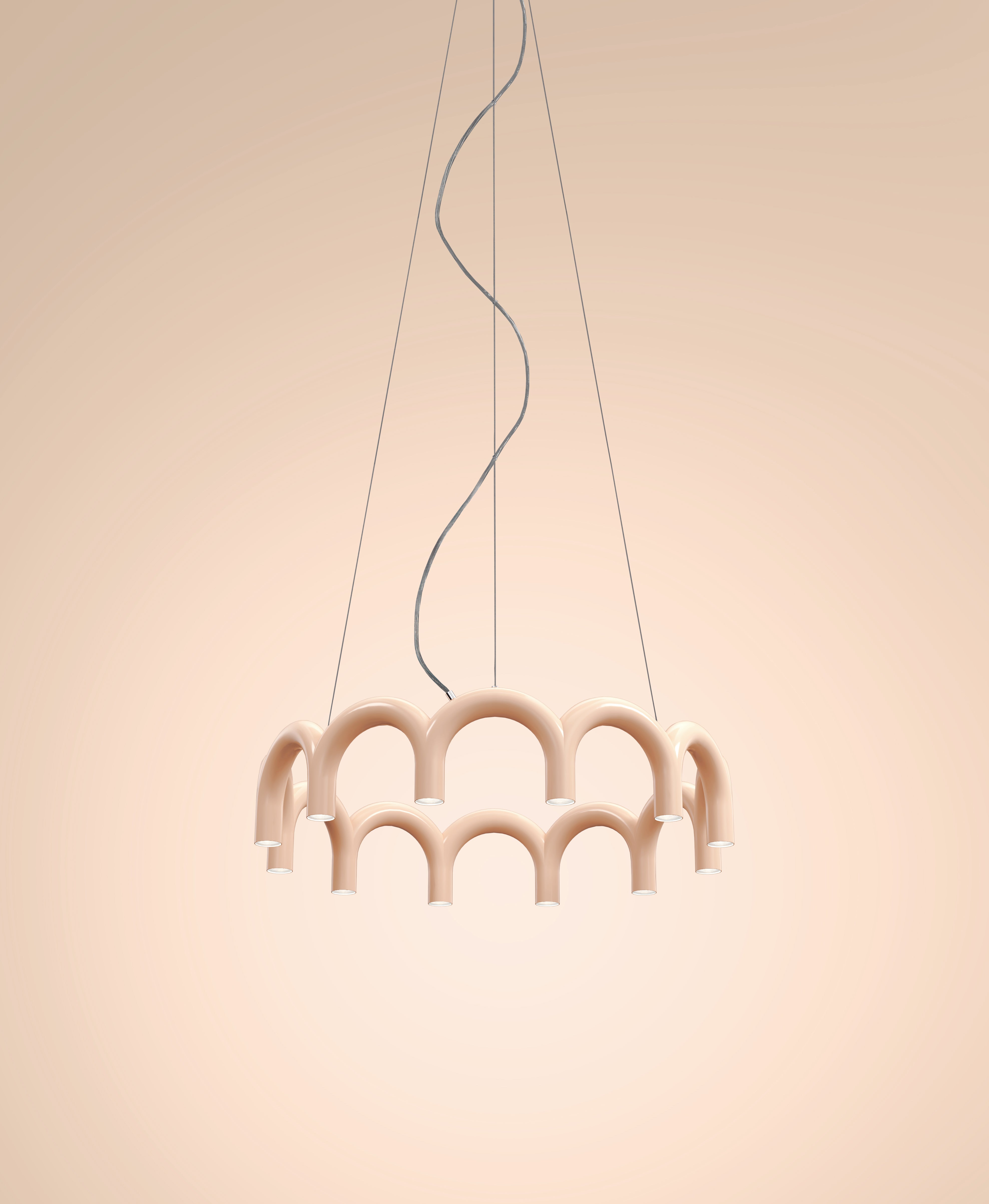 ARCH CIRCLE pendant lamp beige