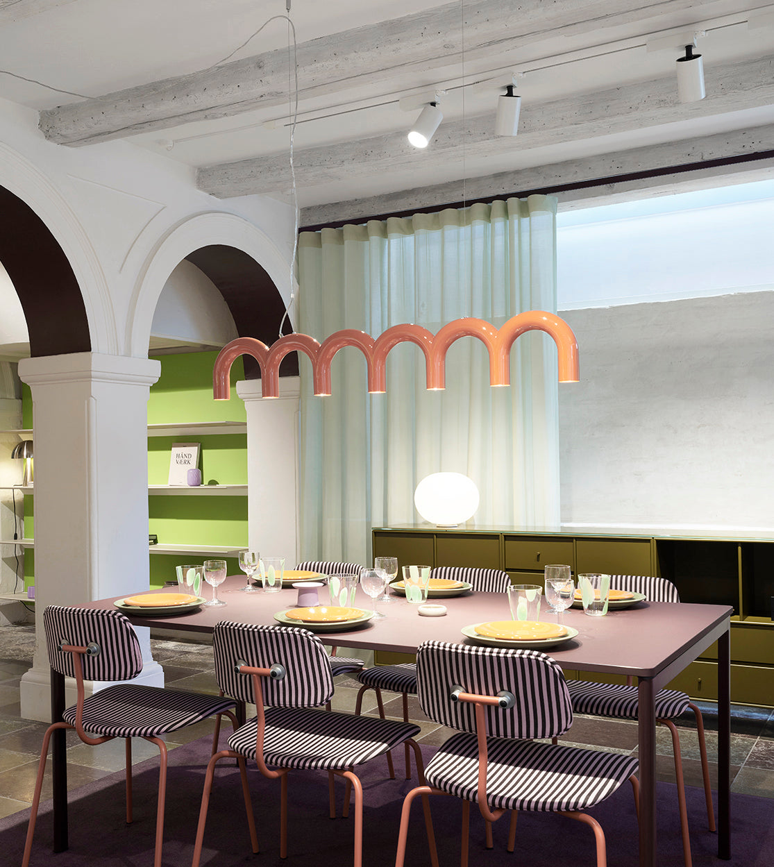 Hanglamp ARCH STRAIGHT beige