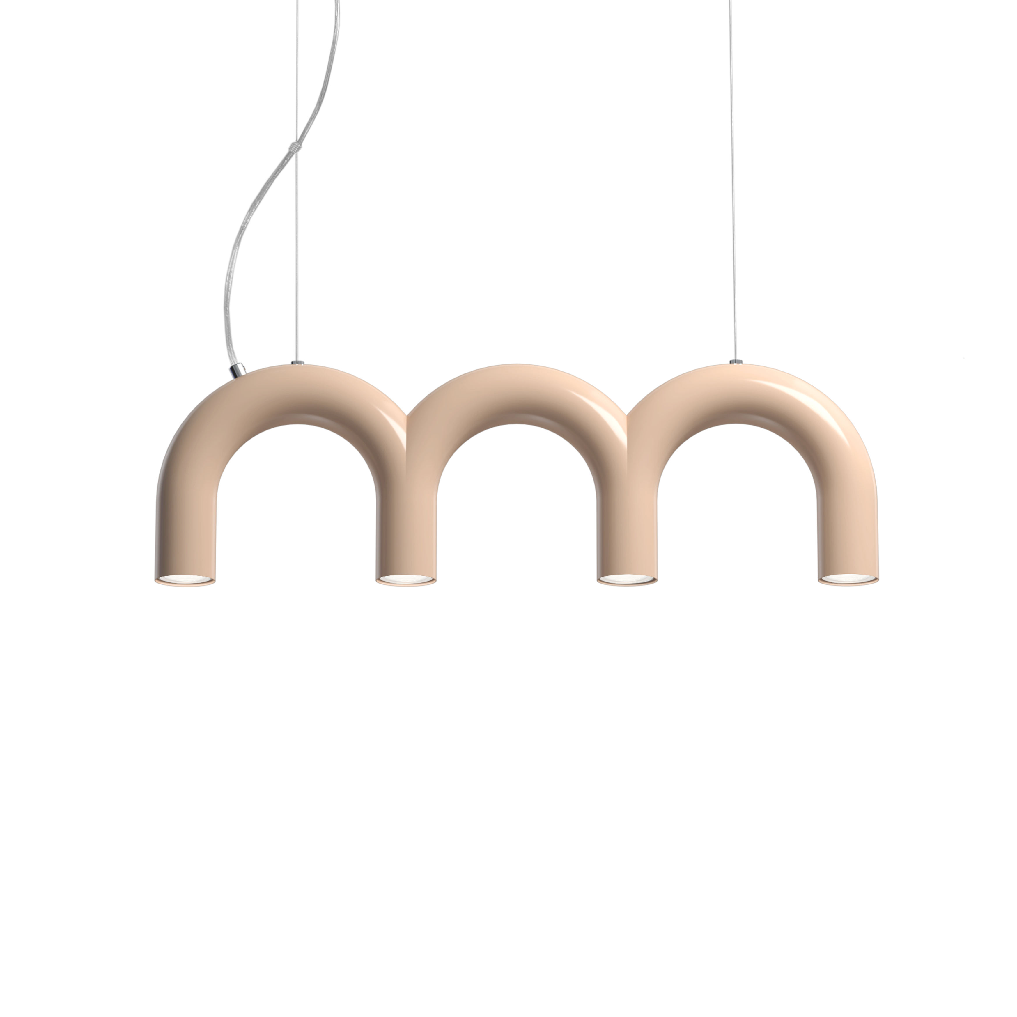 Hanglamp ARCH TRIPLETTE beige