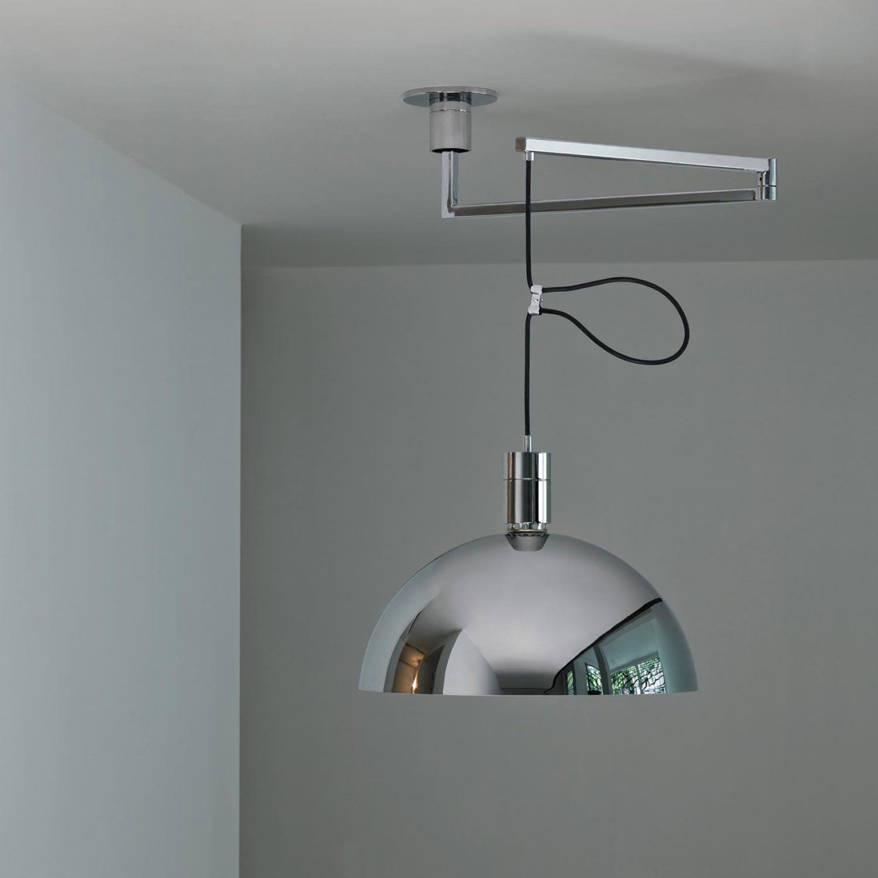 AS41C Chrom Hanging Lampe