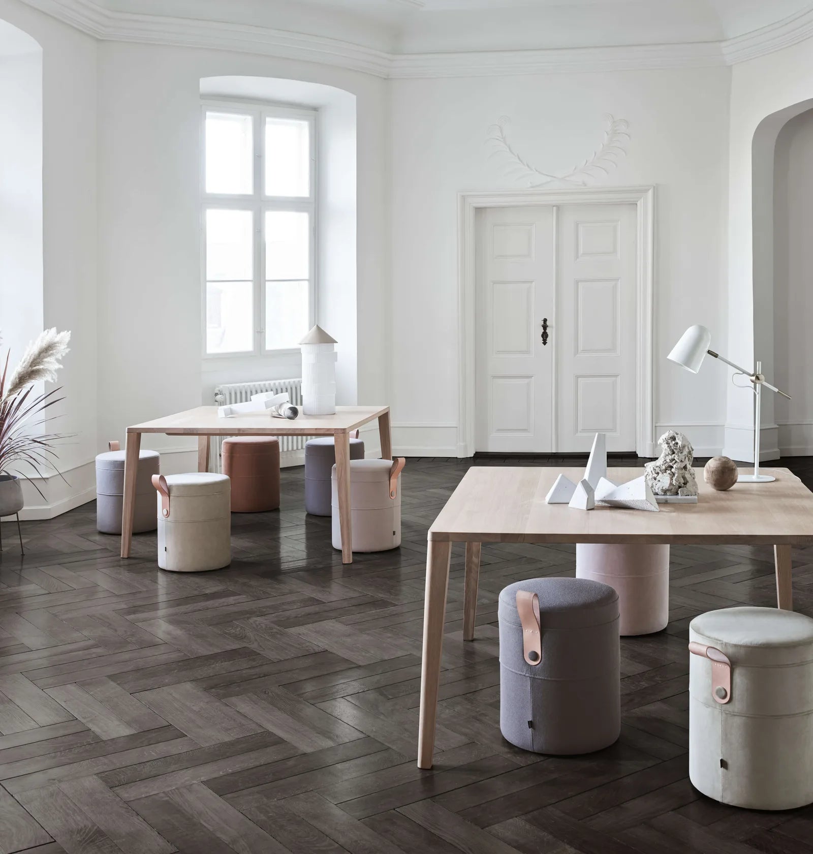 Puf GRAB gestoffeerd