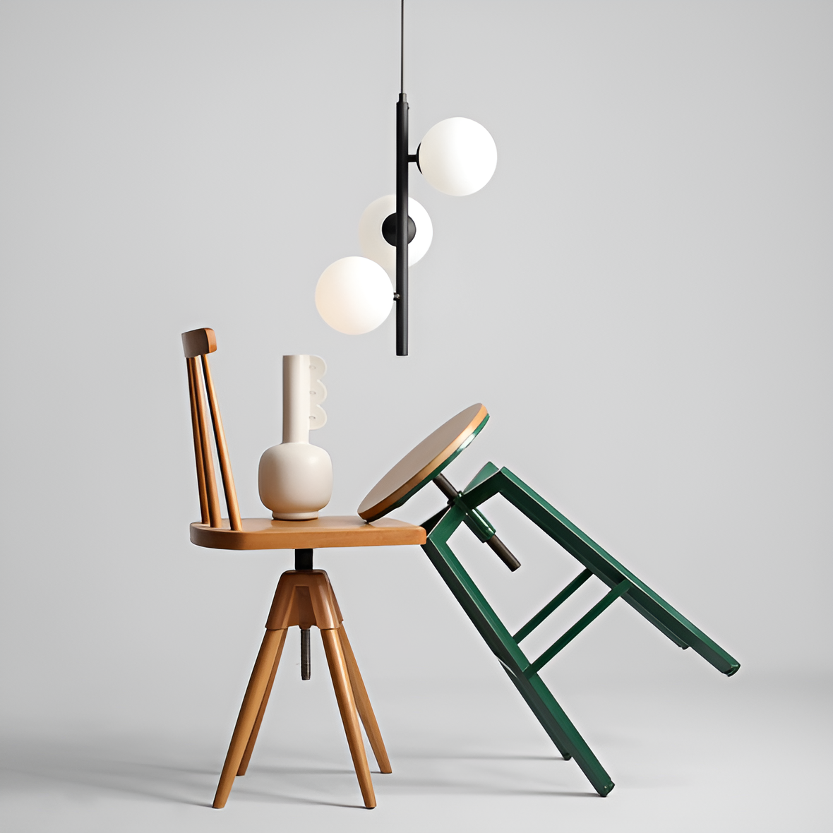 FINN TRIO BLACK LAMP