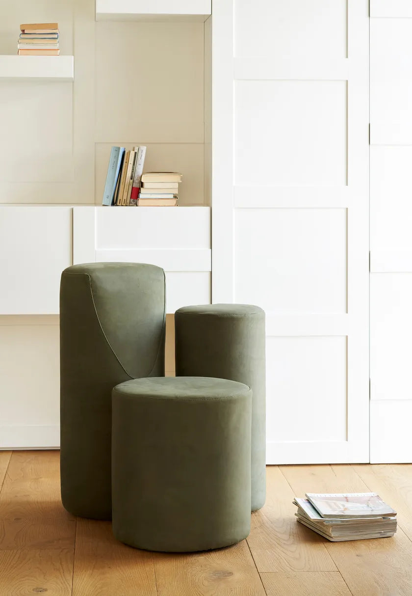 B.TRI upholstered pouf