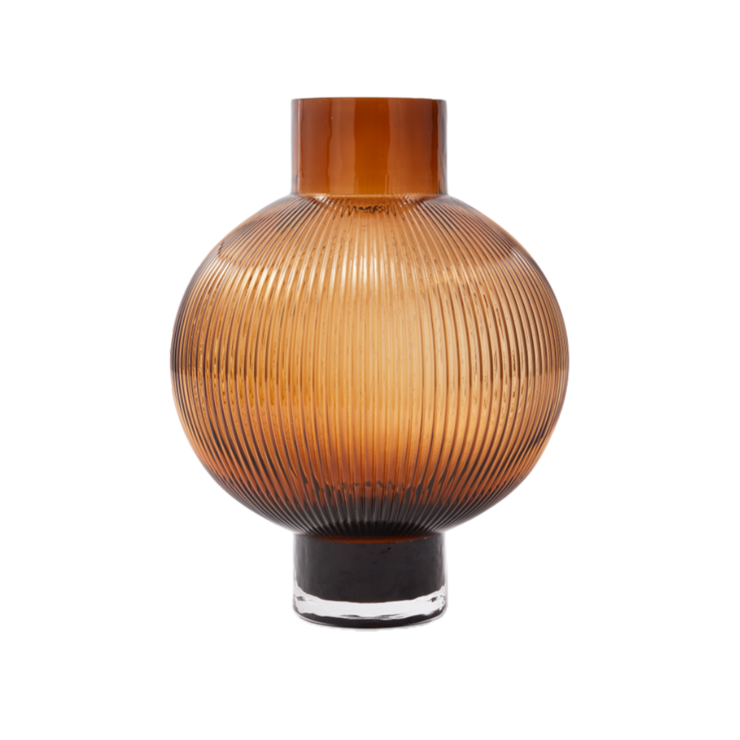 HOT AIR BALLOON Vase dunkelbraun