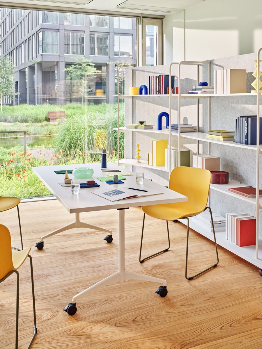 Stalen rek TANCA achterkant van vilt