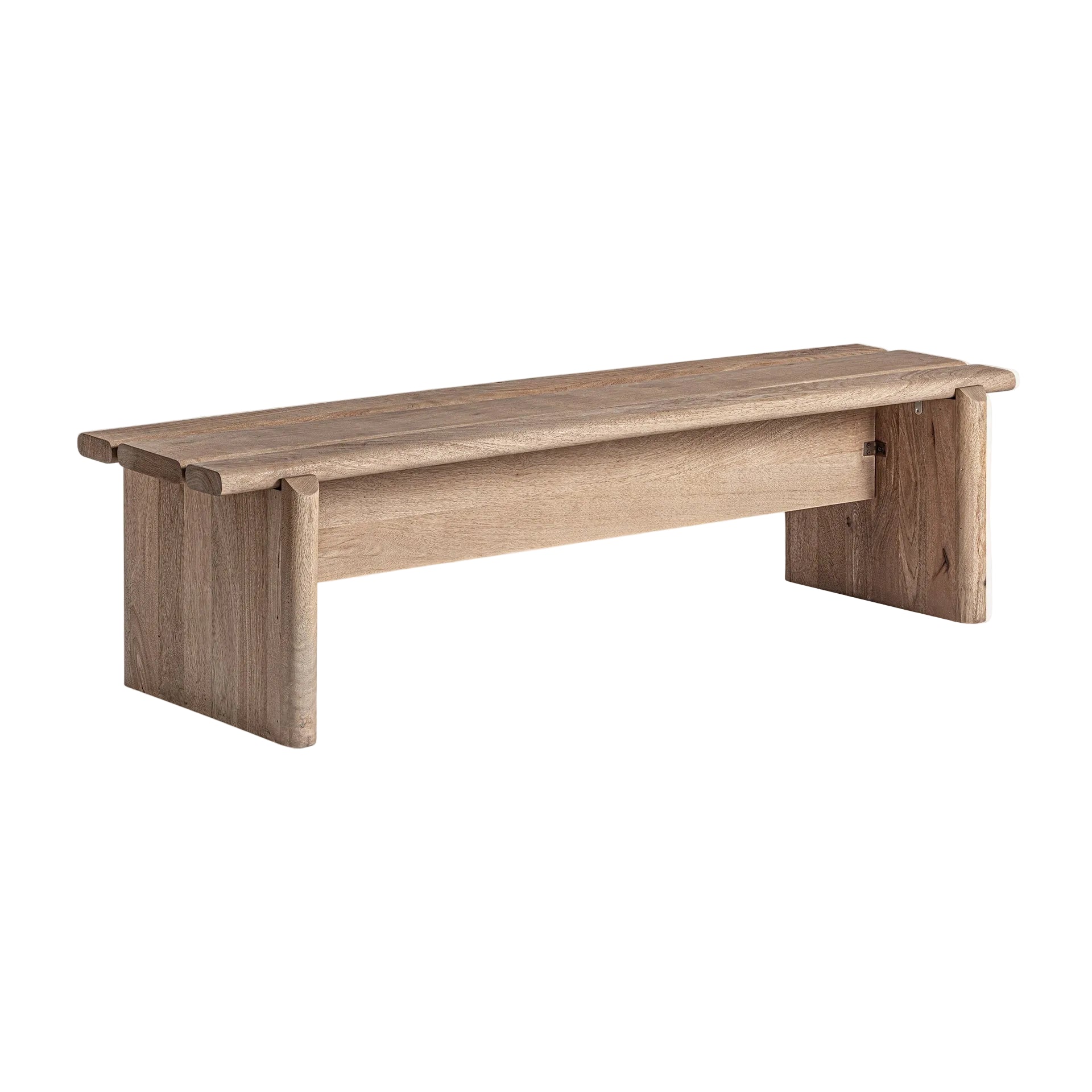 JACQUARD bank van mango-hout