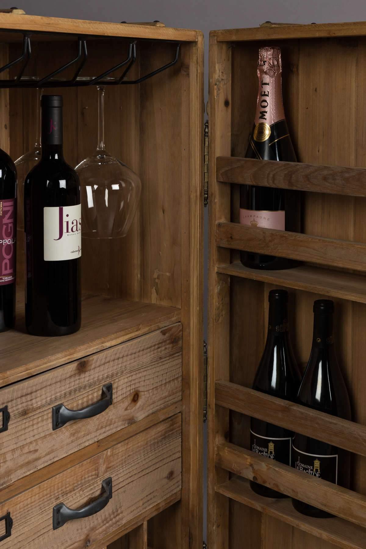 Barek vintage LICO drewniany Dutchbone Eye on Design