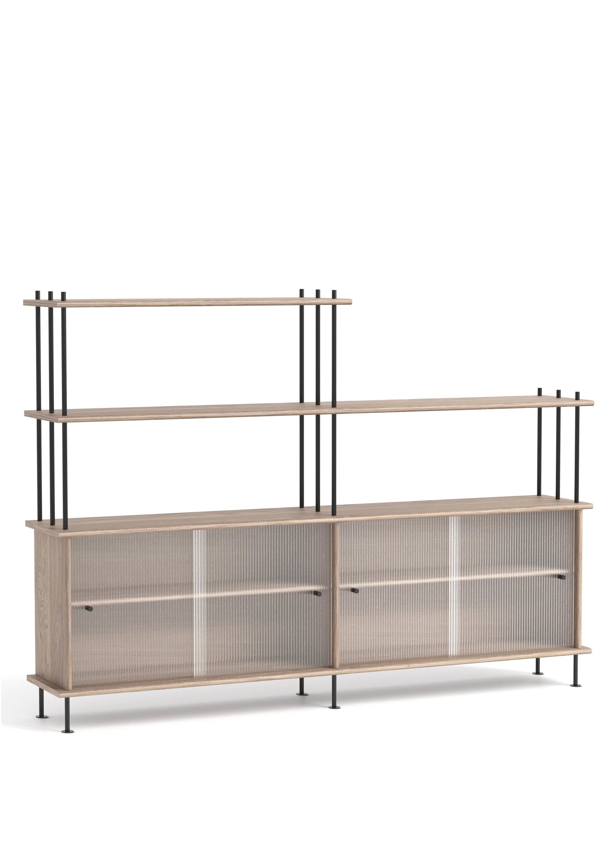 BAVA Cabinet 200 Bleached Oak Wood