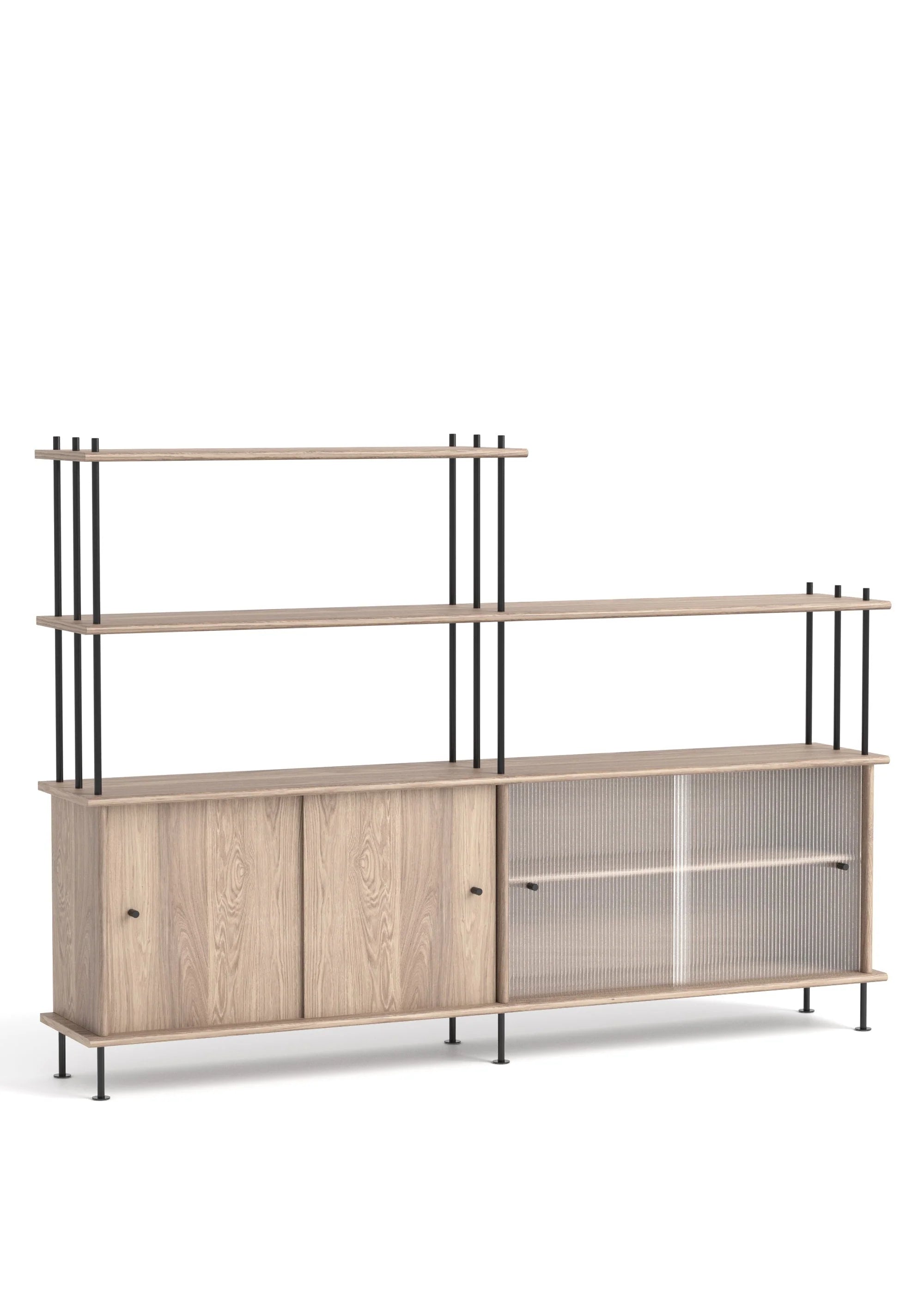 BAVA Cabinet 200 Bleached Oak Wood