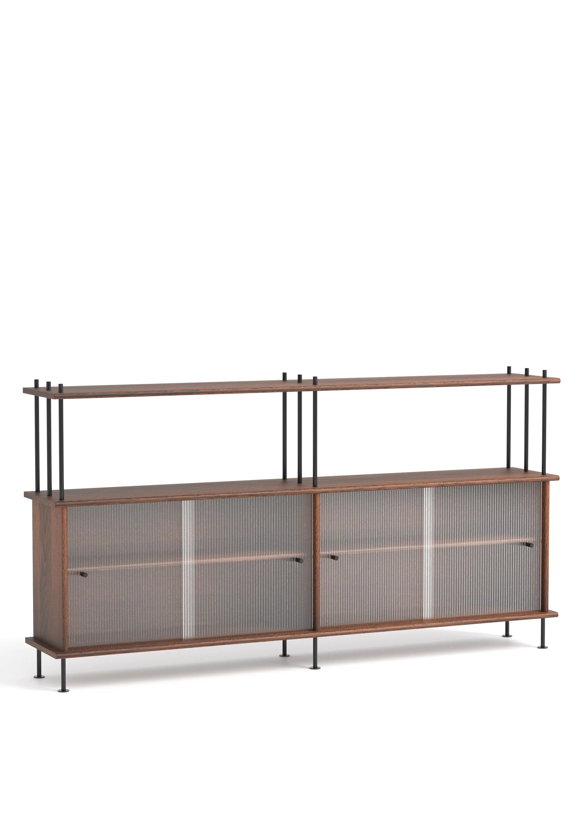 Schrank BAVA 200 dunkles Eichenholz