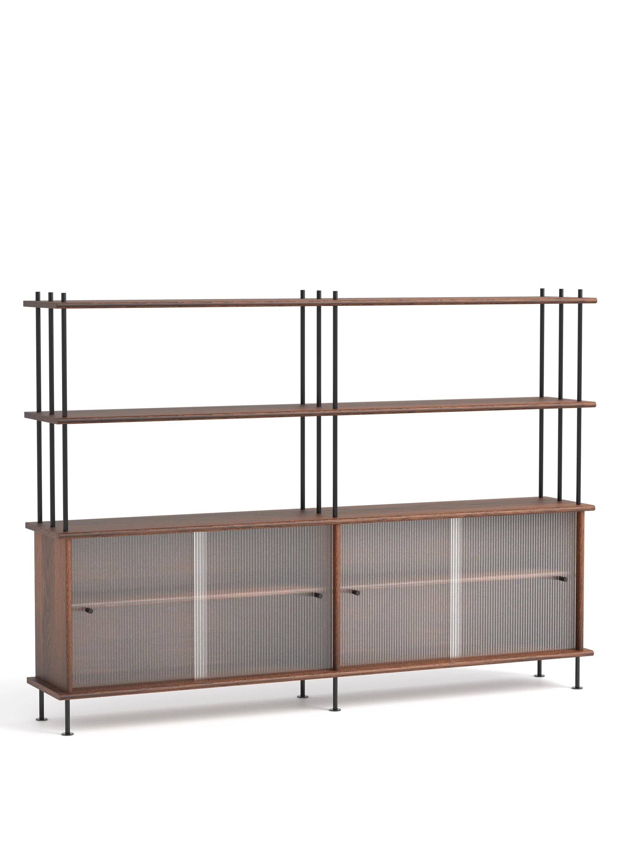 Schrank BAVA 200 dunkles Eichenholz