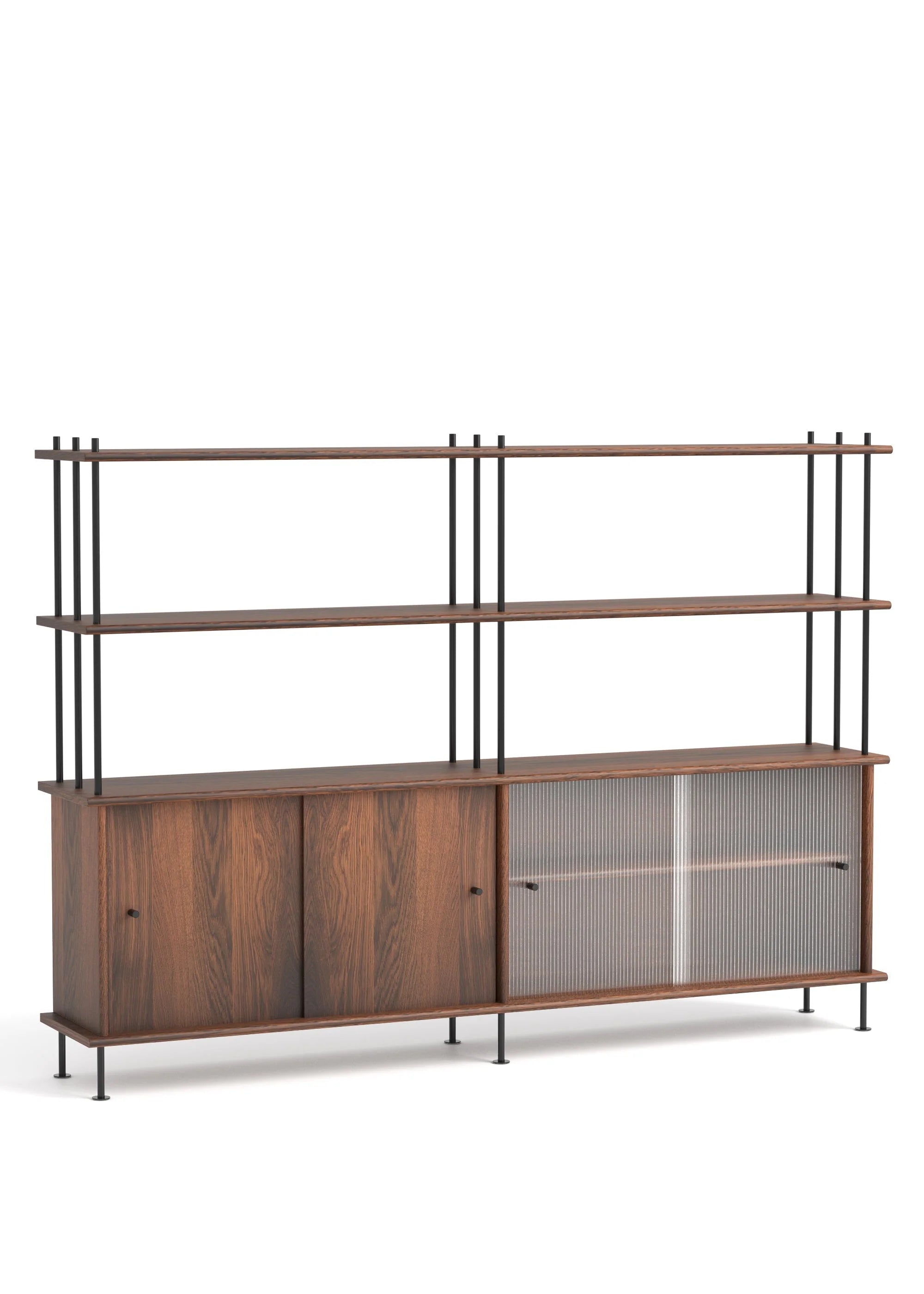 Schrank BAVA 200 dunkles Eichenholz