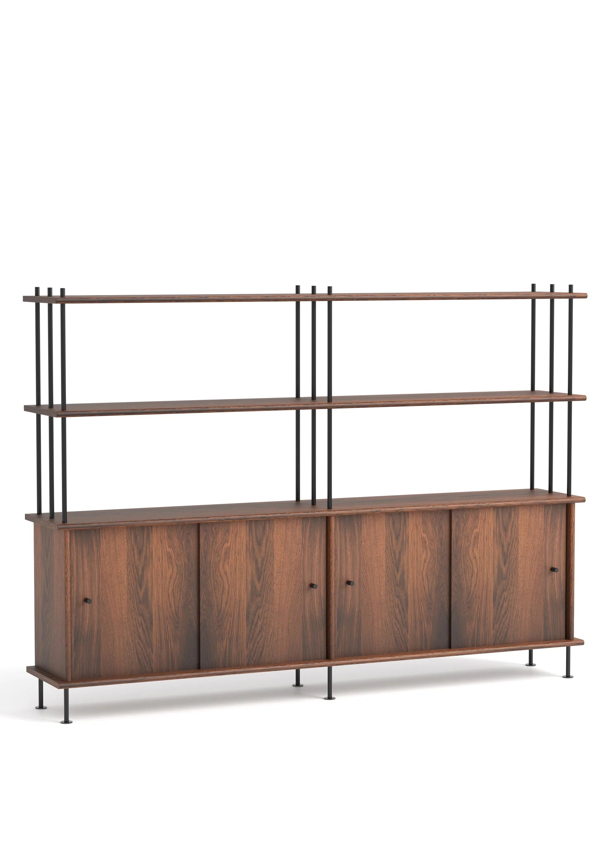 Schrank BAVA 200 dunkles Eichenholz