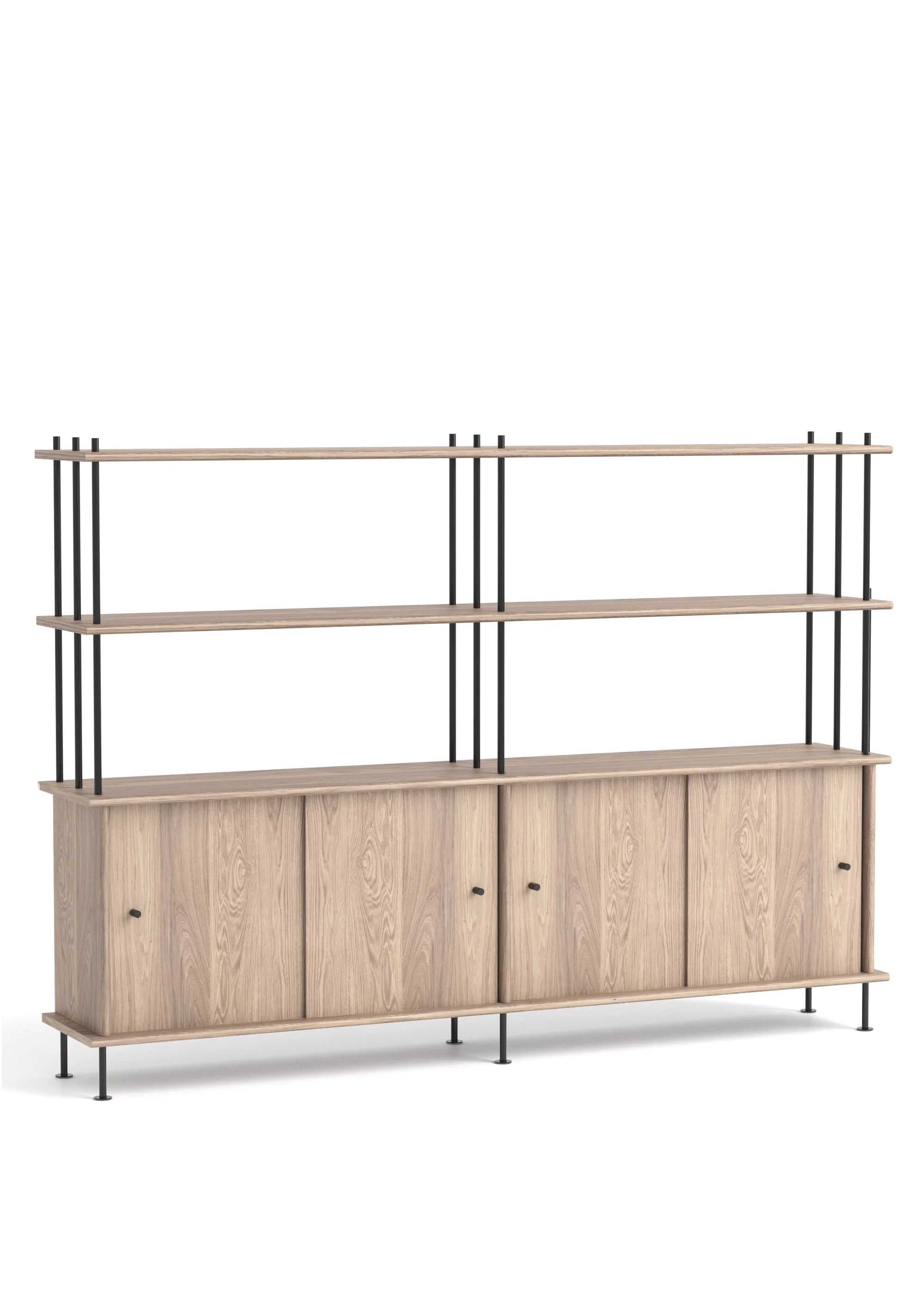 BAVA Cabinet 200 Bleached Oak Wood