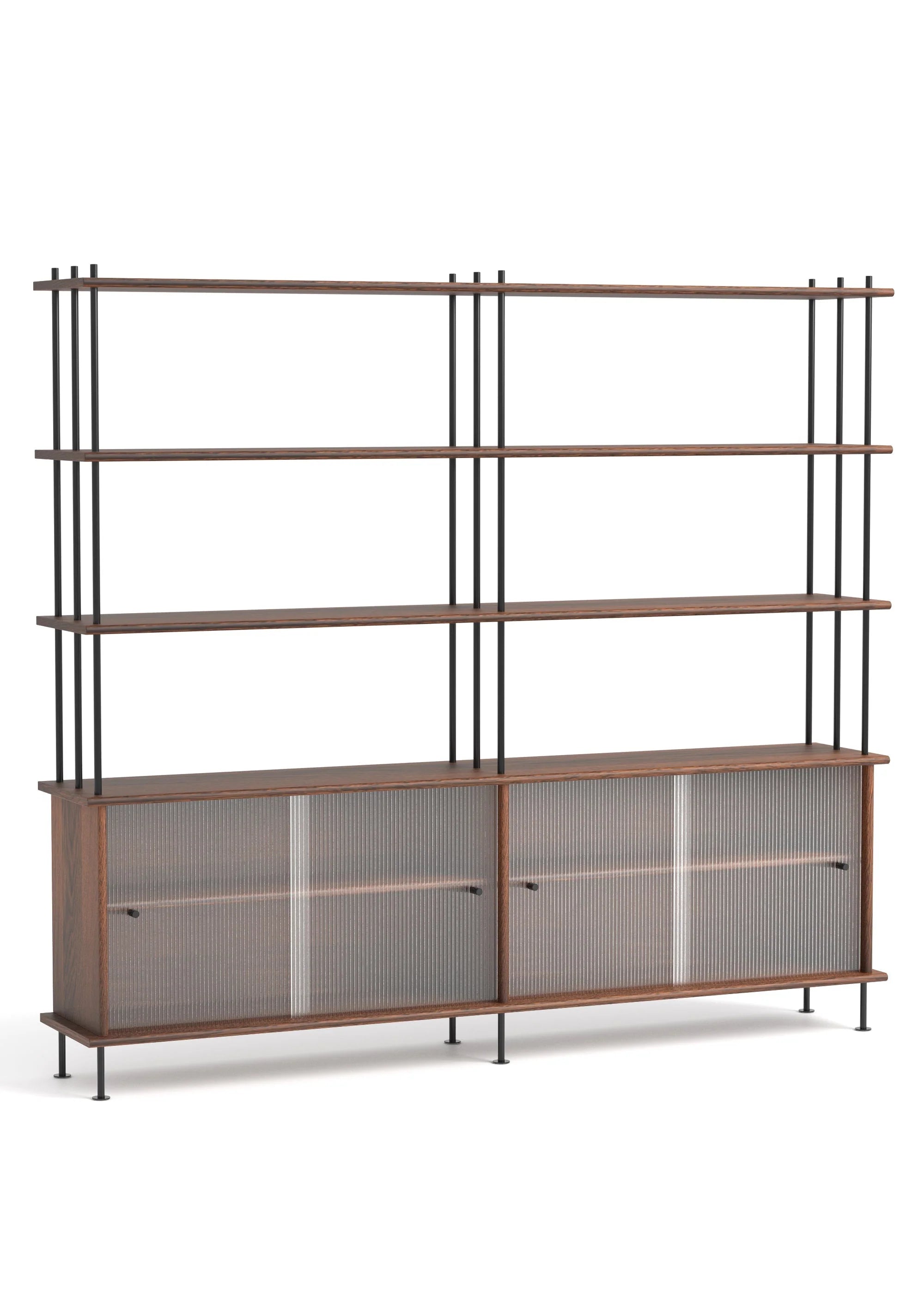 Schrank BAVA 200 dunkles Eichenholz