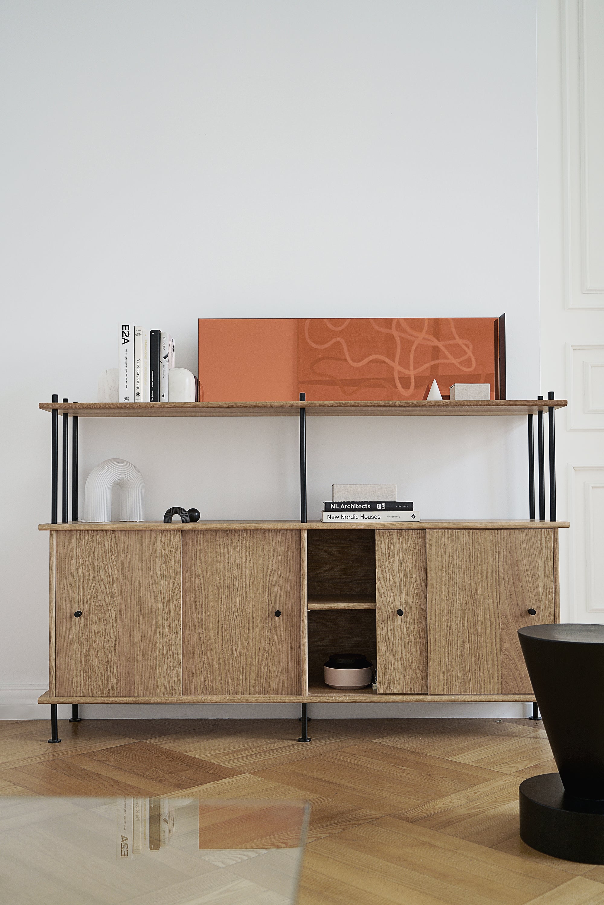 BAVA 160 kast van eikenhout