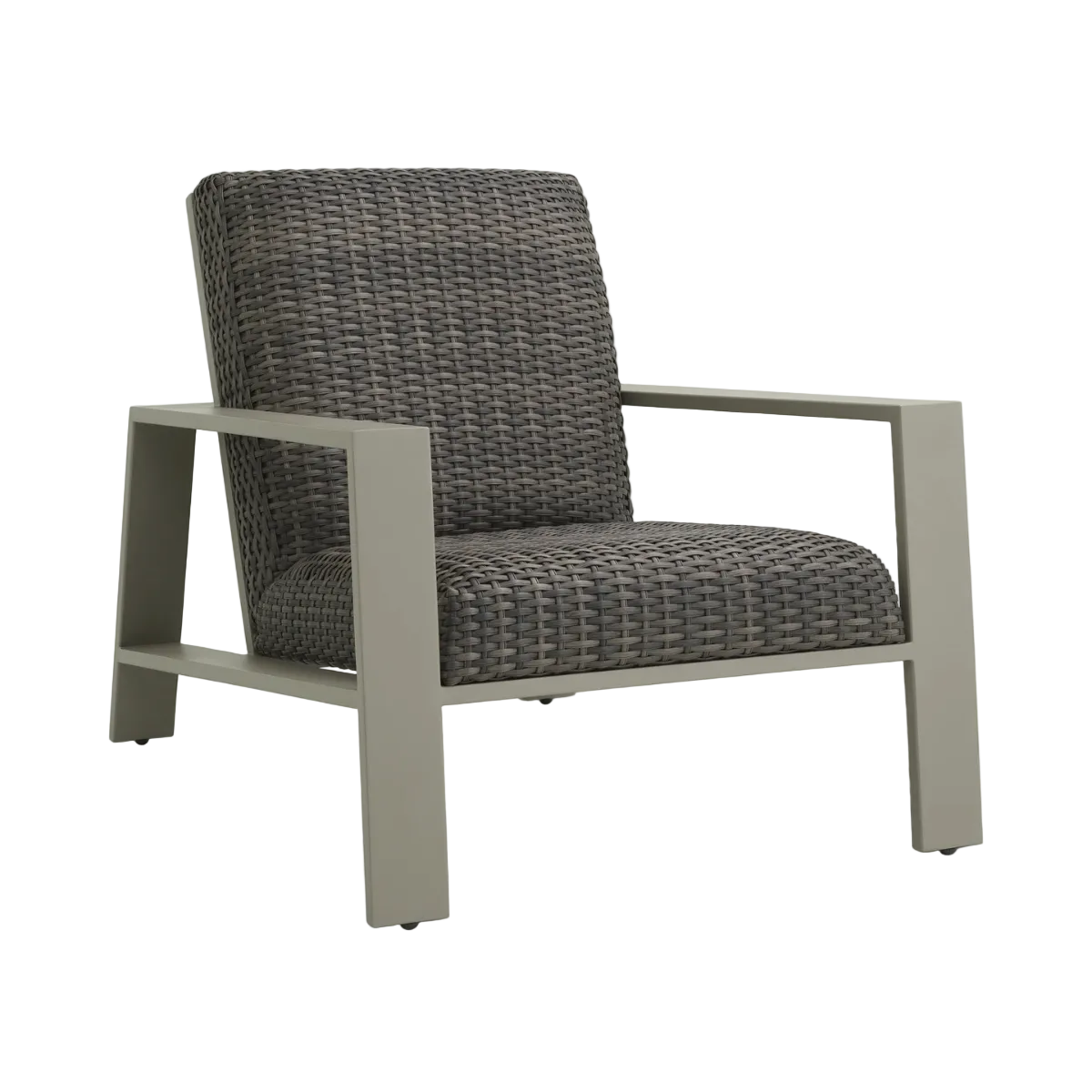 BELLE VUE Outdoor Armchair Gray Rattan