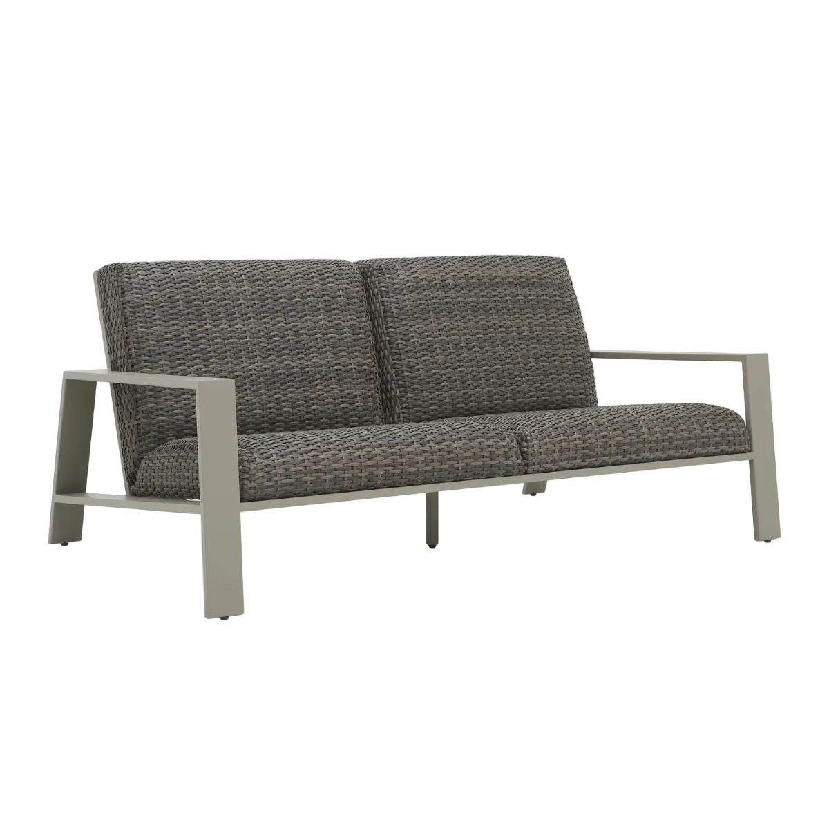 BELLE VUE Outdoor Sofa Gray Rattan
