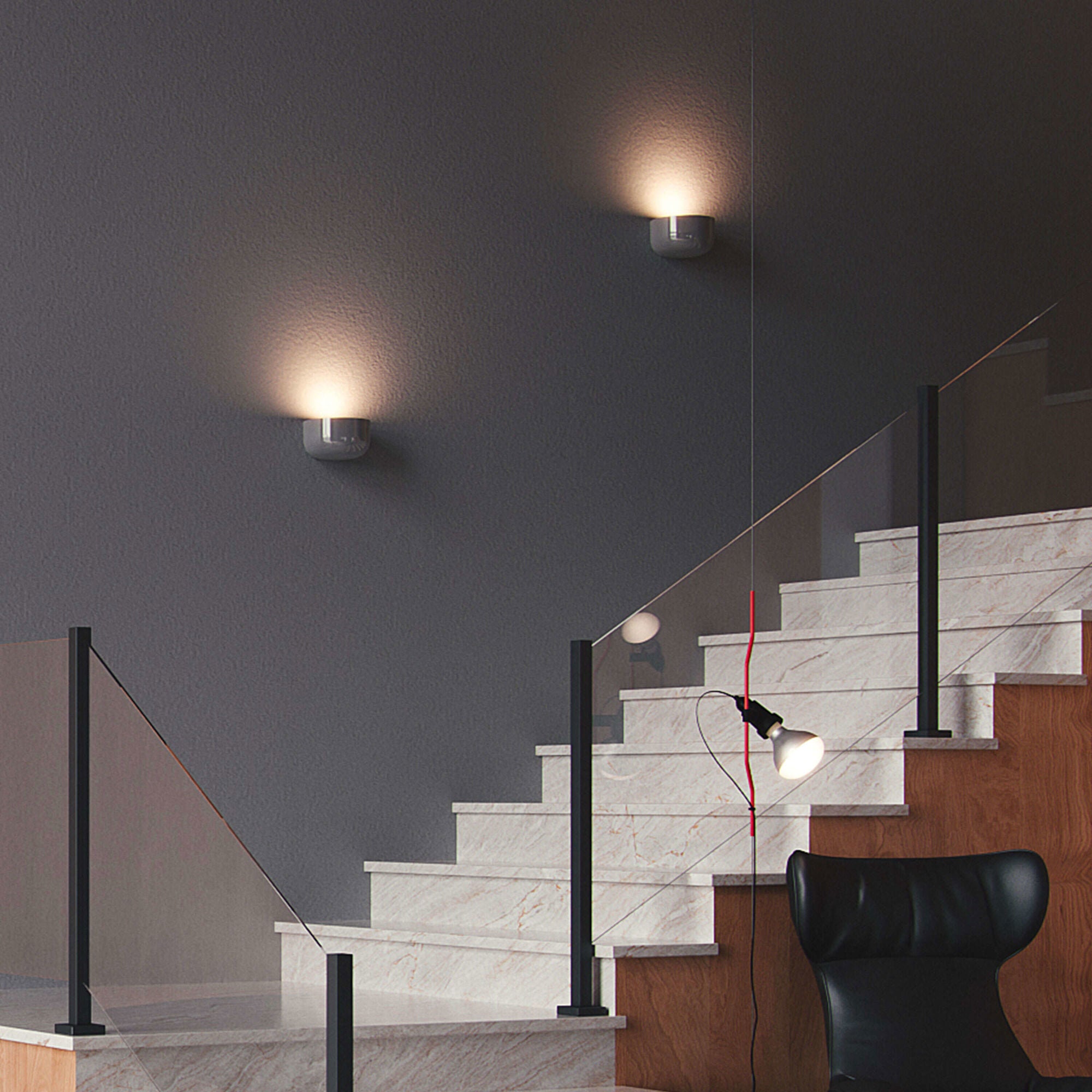 BELLHOP Gray Wall Lamp